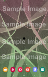 Sample art as backgrounds for devices